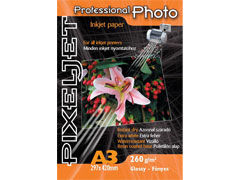 Pixeljet Professional A3/25 260g fnyes inkjet fotpapr