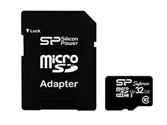 Silicon Power MicroSDHC 32GB UHS-1 + adapter adapter